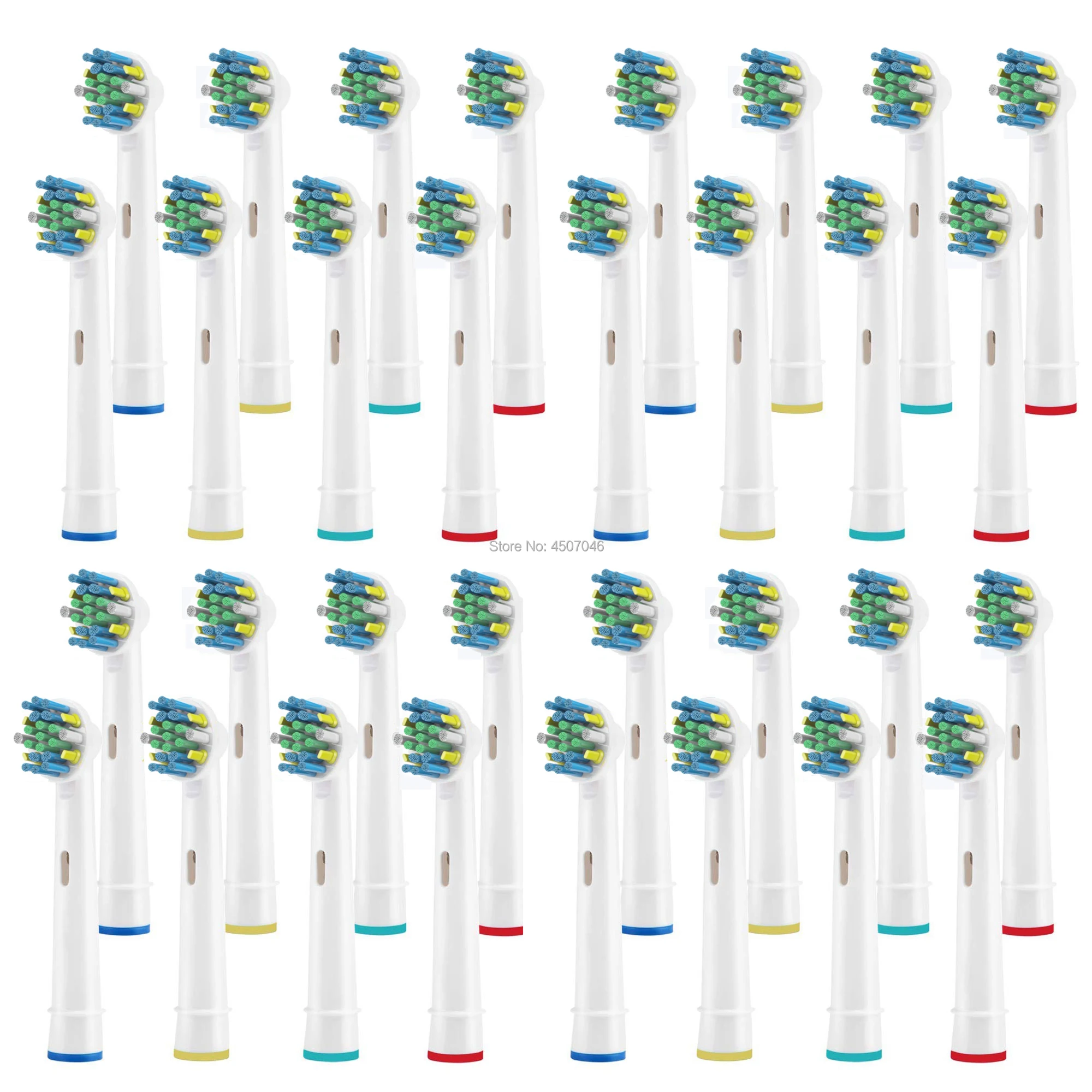 

32 Replacement Brush Heads For Oral-B Electric Toothbrush Fit Advance Power/Pro Health/Triumph/3D Excel/Vitality Precision Clean