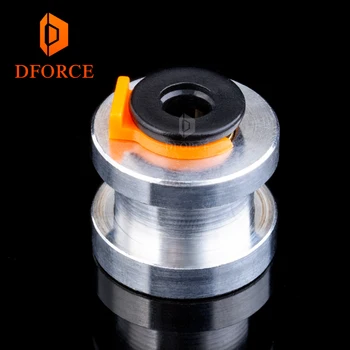 

DFORCE Aluminum alloy Bowden extruder 1.75MM adapter 1.75MM Connector for TItan Extruder BMG Extruder dual drive ext