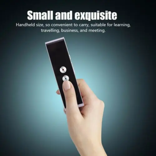 Portable Smart Voice Speech Translator Real Time 30 Multi-Language Translation For Travel Business Meeting Interpreter Machine