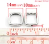 Jolies perles entretoises carrées couleur argent (convient aux perles de 10mm) 14x14mm,30 pièces (B22829) ► Photo 2/3