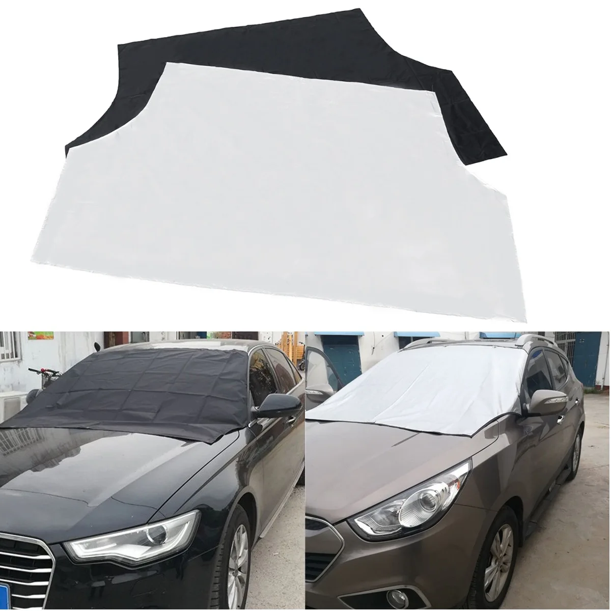 

Car Magnet Windscreen Windshield Cover Sun Sunshade Covers Snow Ice Frost Protection Outdoor Protector