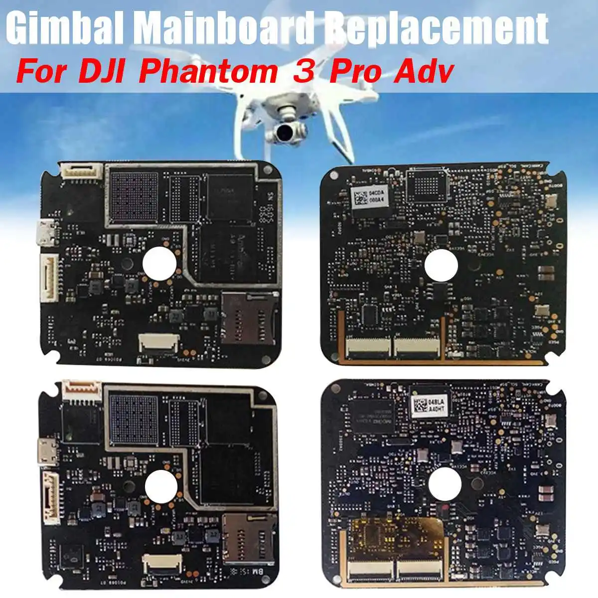 

Repair Parts Gimbal Camera Forward Sensor Control Board Mainboard For Dji Phantom 3 adv For Dji Phantom 3 pro Drone Replacement