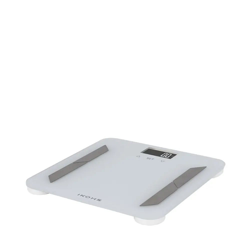 Дешево IKOHS PRO оздоровительный Ванная комната весы с ЖК дисплеем и легко Применение надежный и прочный с высоким уровнем безопасности закаленное Ст...