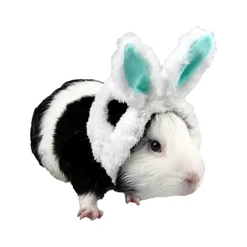 

LanLan Pets Cat Guinea Pig Hats Keep Warm Accessories Lovely Ears Rabbit Ear Headgear