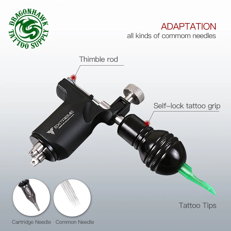 Powerful Rotary Tattoo Machine Gun Strong Motor Direct Drive Motor with