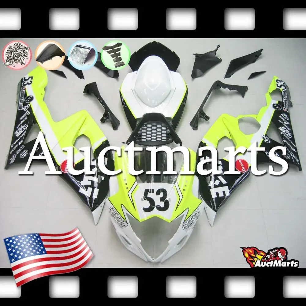 

For Suzuki GSXR 1000 GSX-R K5 05 06 2005 2006 Fairing Bodywork Plastics (P/N:2e74)