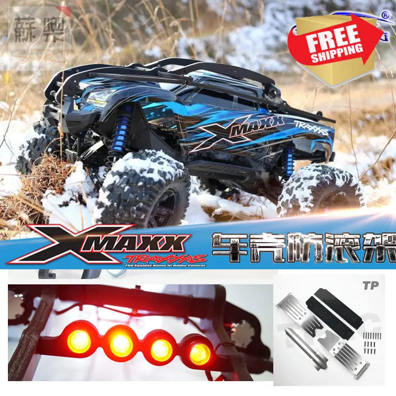 Roll Cage Bar Nylon Frame Shell Protection Cover For Traxxas X Maxx Body Xmaxx led Armor shield