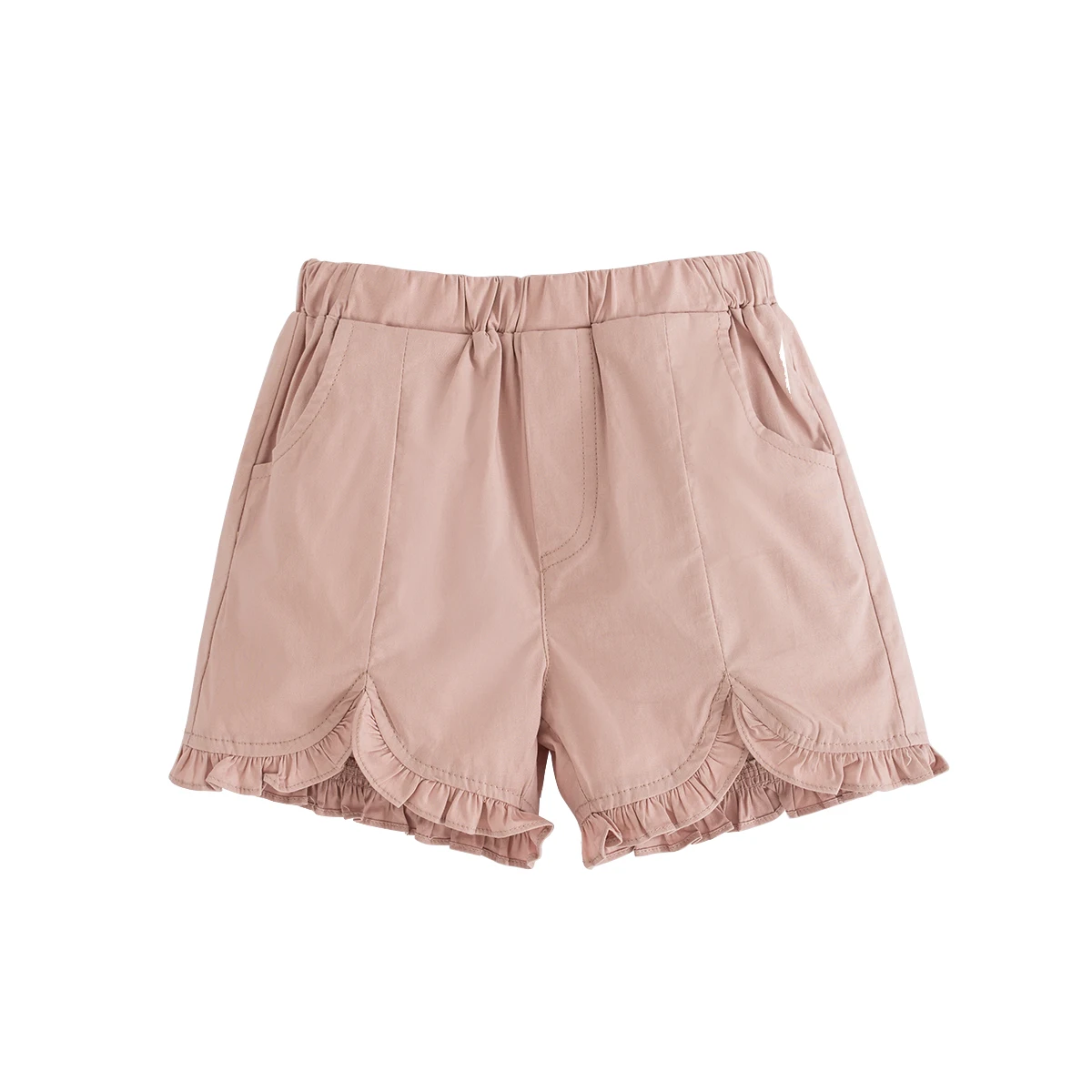 simple ruffle cotton princess shorts age for 2 8 yrs baby girls summer beach clothes 2019 new