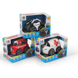 Литые Автомобили мультфильм стиль Voiture миниатюрный автомобиль Enfant милые пластиковые маленькая игрушечная машинка инерции забавные