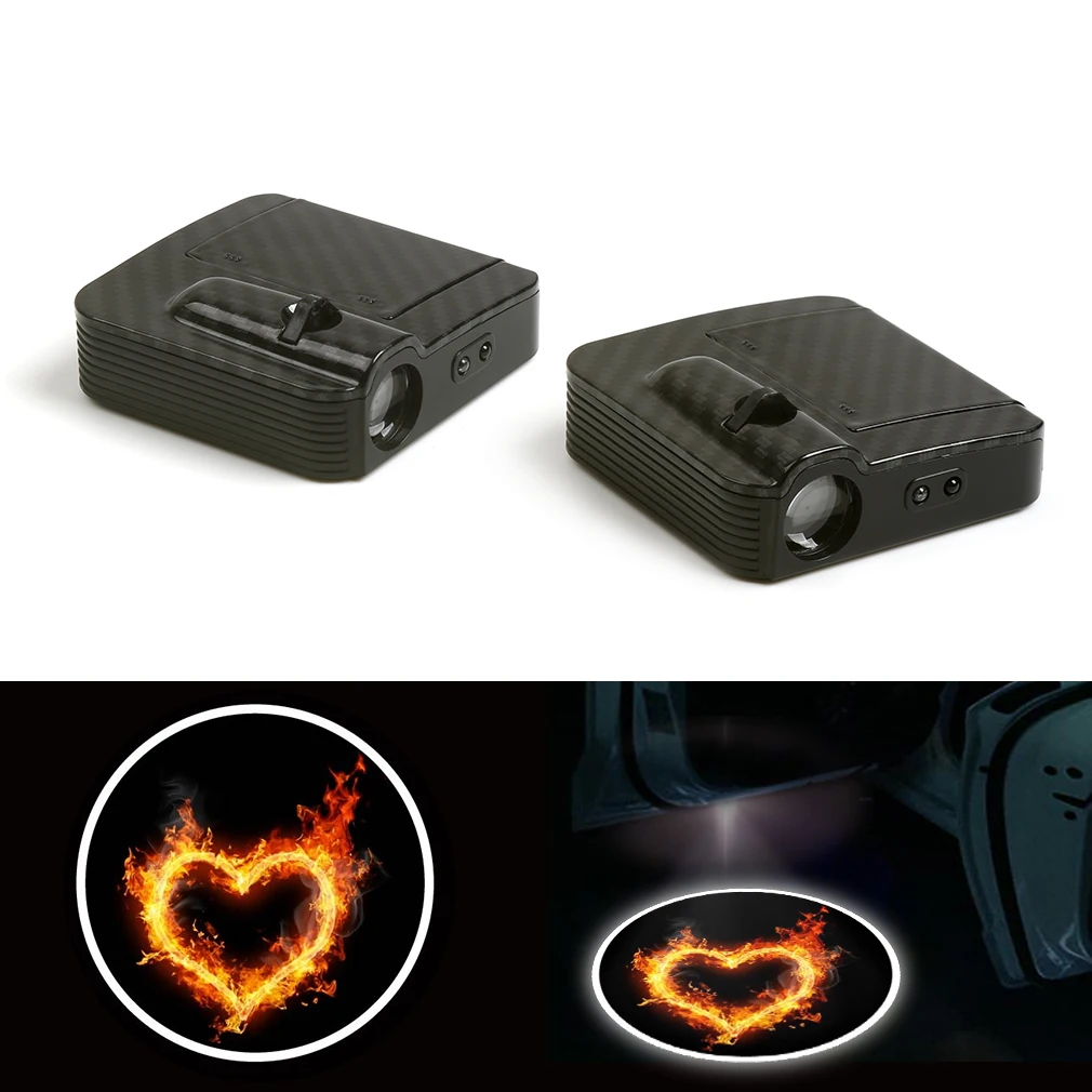 

Wireless Heart Cartoon Courtesy Car Logo Door Ghost Shadow Laser Projector Light