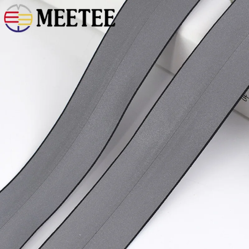 3Meters Black Waterproof Zippers 5 Nylon Reflective Zipper Sports