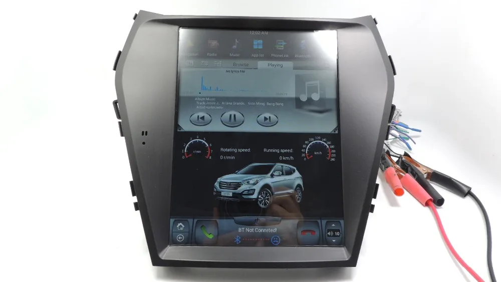 

"YOKOTRON" 9.7" Telsa Style Touch Android 6.0 Car Radio Player RDS for Hyundai ix45 Santa Fe 2013-2016+GPS+Free Rear parking Cam