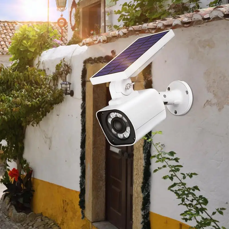 

New Solar Induction Light Solar Simulation Surveillance Camera Solar Garden Light Outdoor Waterproof IP66 Security Wall Lamps