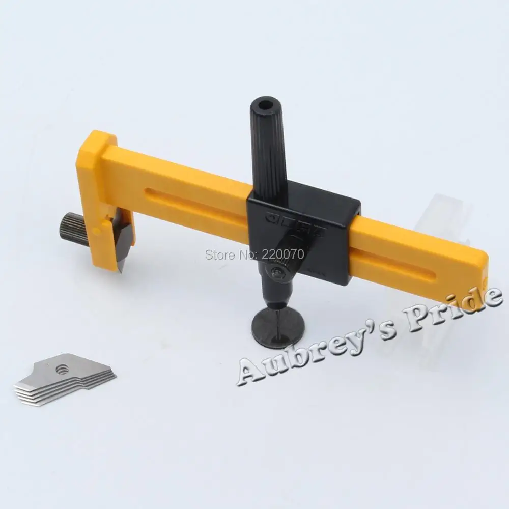 Diameter Cut 10-150MM Cutting Size Adjustable Round Rotary Circle Graphic Paper Cutter Trimmer Knife+5-25Pcs Blades
