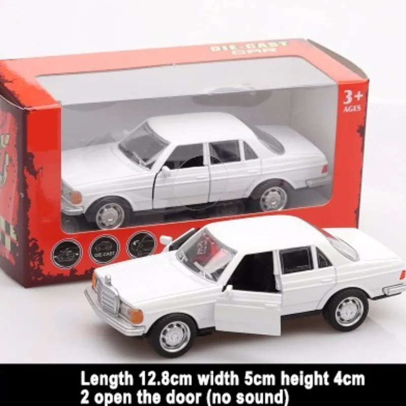 Модель автомобиля в коробке 1/36 игрушки для моделирования E class W123 черный