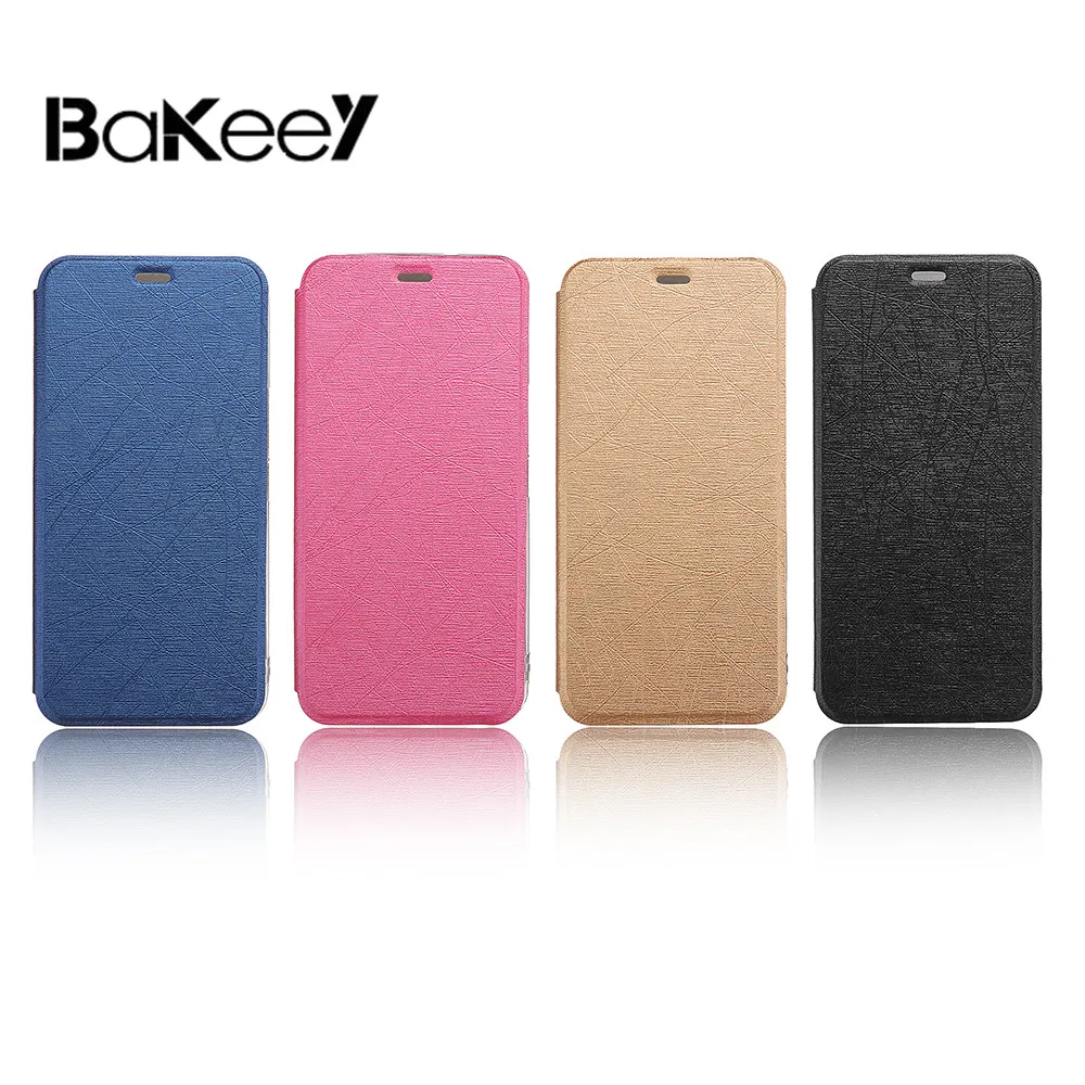 

Bakee Full Cover Shockproof PU Leather Soft TPU Protective Case for GOME U7 Luxury Retro Vintage Flip Back Cover Protective
