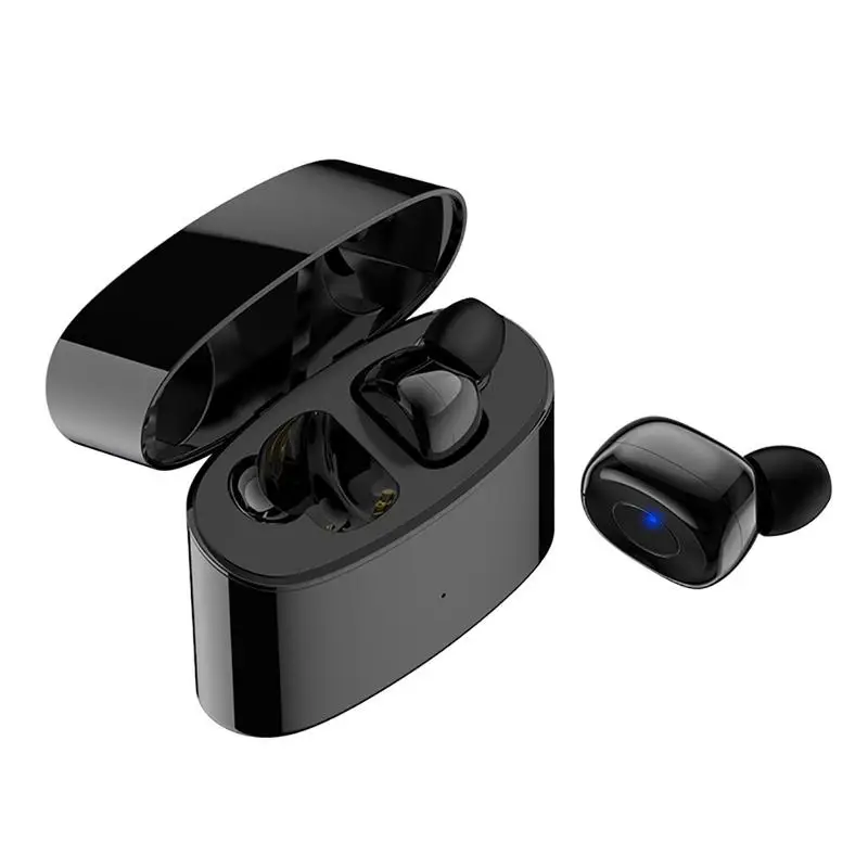 

IPX5 Waterproof Earplugs TWS Bluetooth 5.0 Stereo Earphones Full Metal Shell Intelligent Breathing Light Controllable Switch