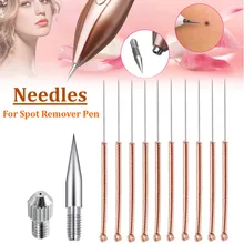 10 шт. Сменные иглы для лазерной плазменной ручки, дефект кожи, средство для удаления темных пятен, машина для удаления татуировки, средство для ухода за кожей лица, часть