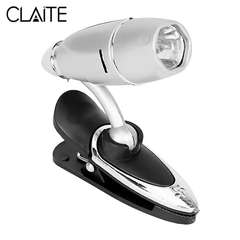 Claite Mini Adjule Clip On Led Book Light Night Portable Claite Mini Adjule Clip On Led Book