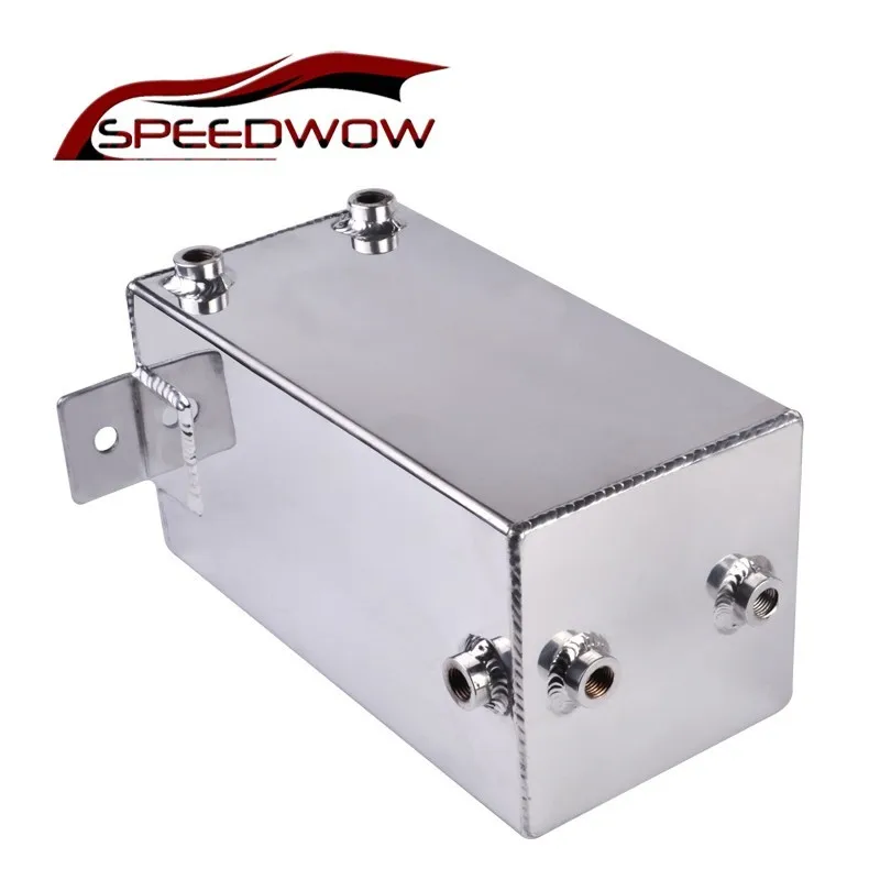 

SPEEDWOW Racing Car 4L Oil Catch Can Fuel Tank Water Tank Coolant Overflow Tank Reservoir Kit For Honda Civic Integra EK EG DC
