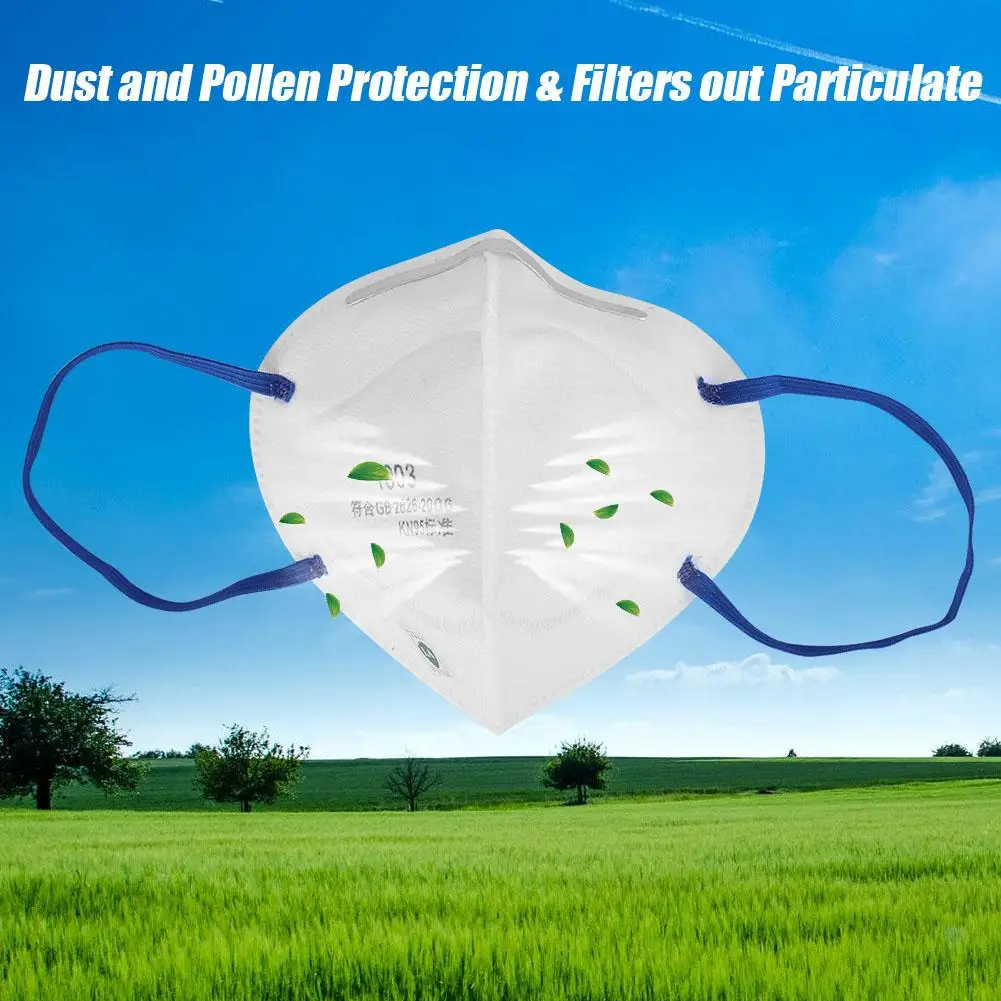 

2pcs KN95 Particulate Respirator Dust-proof Mask Filter Valve Protect Smoke & Pollen