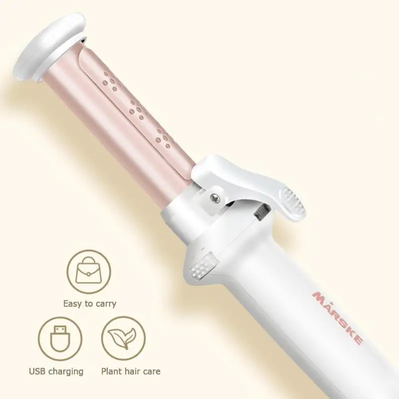 Mini Portable Cordless Hair Curler Ceramic Plate USB Charging Hair Styling Hairdressing Tools Mini Portable Cordless Hair Curler Ceramic Plate USB Charging Hair Styling Hairdressing Tools