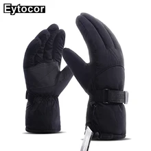 EYTOCOR сенсорный экран зимние мужские женские теплые сноубордические непромокаемые перчатки мотоциклетные зимние лыжные альпинистские непромокаемые зимние перчатки