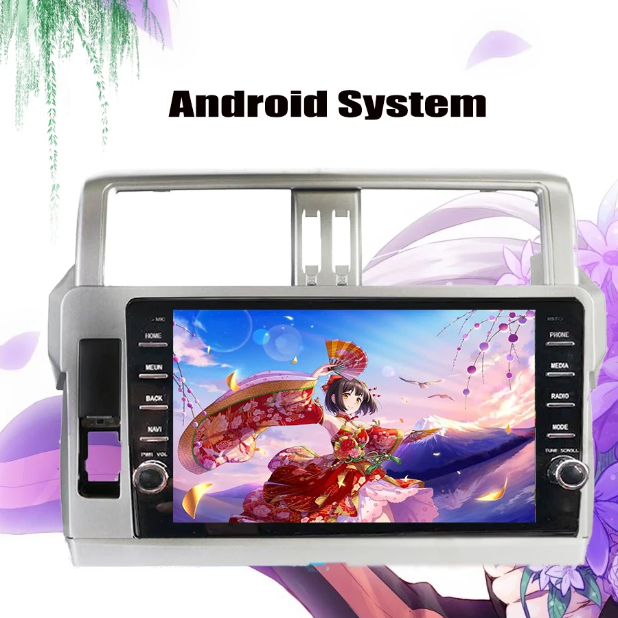 Android 10 0 автомобильный DVD плеер для Toyota Prado 120 2014 2017 3G/4G GPS Радио Видео мультимедийный