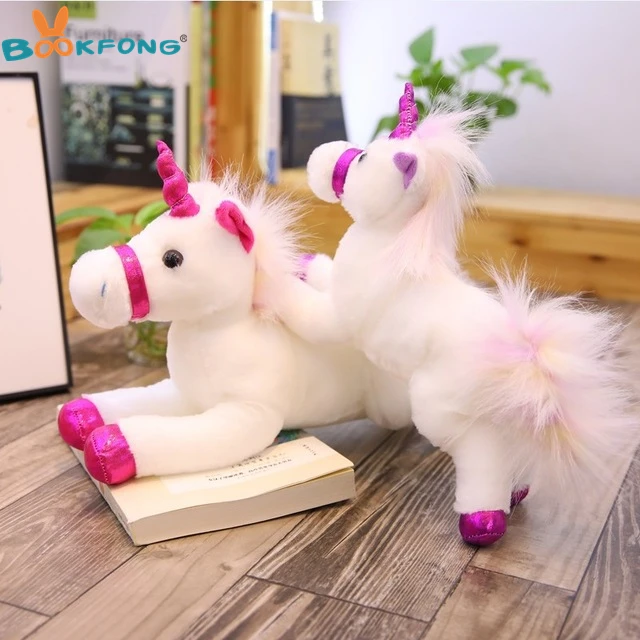 

New Cartoon Unicorn Plush Toy Soft Stuffed Animals Kawaii Unicorn Horse Doll Kids Baby Birthday Gift Home Decor