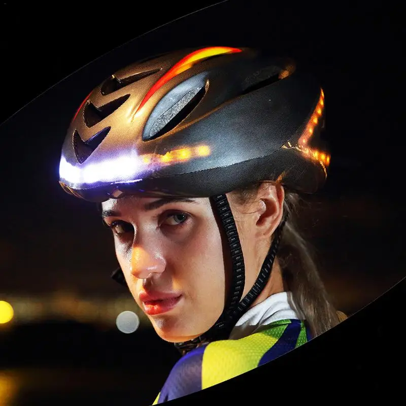 

Cycling Intelligent Steering Helmet LED Bicycle Helmet Light Outdoor Mountain Bike Safety Helmet