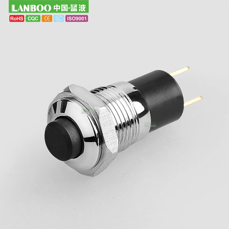 

LANBOO Mini 10mm ON-OFF latching push button switch