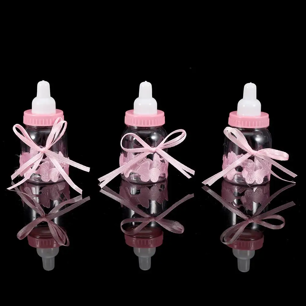 24PCS Fillable Bottles Candy Box Baby Shower Baptism Party Sweet@bar lskn