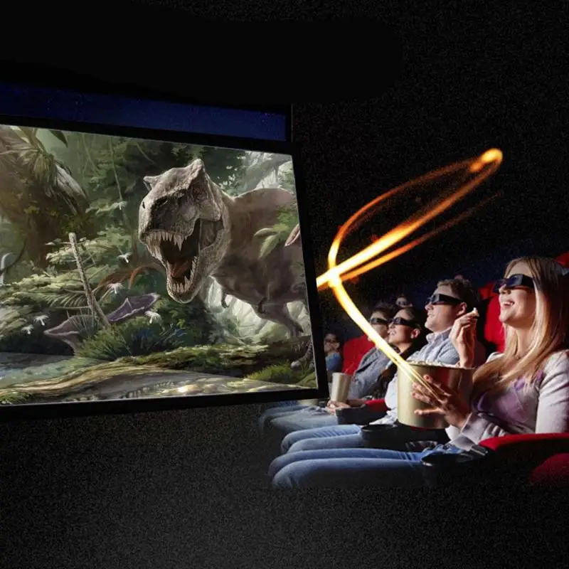 3D HD الحائط الإسقاط شاشة قماش جهاز عرض (بروجكتور) ليد ل المسرح المنزلي