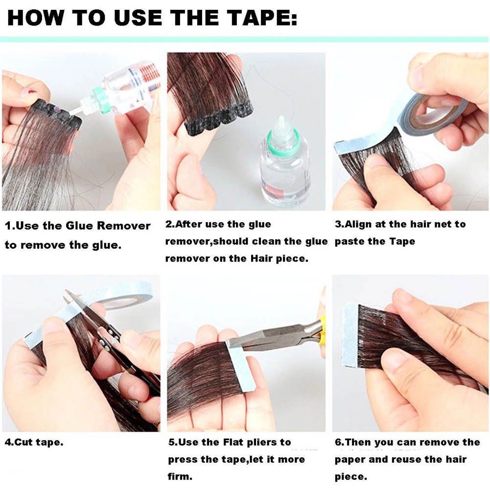 300cm Adhesive Double-sided Hairpiece Fixation Wig Tape for Hair Styling Extensions