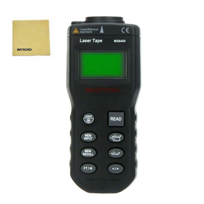 

MASTECH MS6450 15m Laser Guide Ultrasonic Distance Measure Range Finder