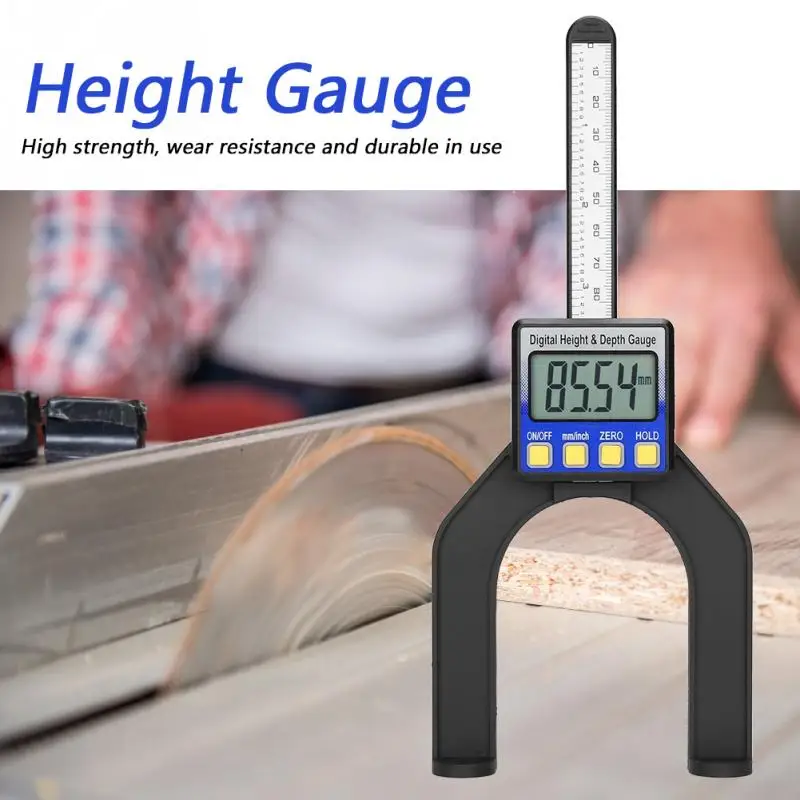 Height Gauge 0 80mm Digital Accuracy Height Aperture Depth Gauge Ruler