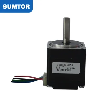 

mini stepper nema 11 33mm motor body length 5N.cm holding torque 0.35A current