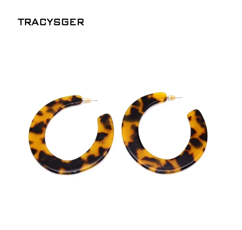 

AE-ER30171/TRACYSGER/Panther pattern round exquisite simple hundreds of Earrings