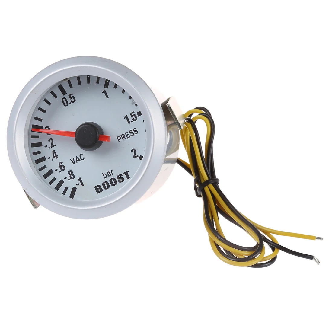 

Turbo Boost Vacuum Press Gauge Meter for Auto Car 2" 52mm -1~2BAR Blue LED Light Silver-Hot
