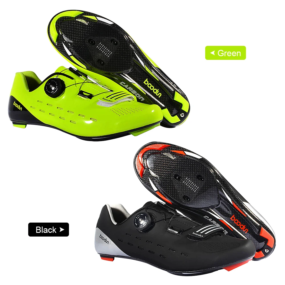 Ultralight Carbon Fiber Cycling Shoes Breathable Road Bike Self Locking