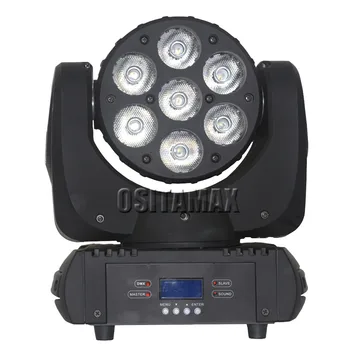 

OSITAMAX-A LED Moving Head 2PCS 7X10W RGBW 4IN1 Quad Beam Wash Lyre Stage Beam Effect Lightings