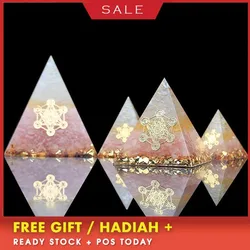 AURAREIKI Orgonite Pink Crystal Pyramid Auger Auger Energy Generator Resin Decorative Craft Jewelry Bring Lucky Home Z0014 AURAREIKI Orgonite Pink Crystal Pyramid Auger Auger Energy Generator Resin Decorative Craft Jewelry Bring Lucky Home Z0014