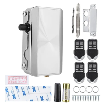 

Wireless Remote Control Lock Home Intelligent Anti-theft Security Lock With Remote control Brand New