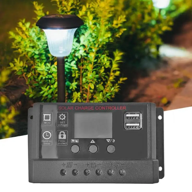 

60A/50A/40A 12V 24V Auto Solar Charge Controller Automatic General Controller Lithium Lead Acid Auto Solar Controller