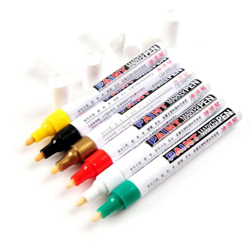 

Car Paint Pen Graffiti Paint Oily Pens Tire Touch Up Graffiti Pens Sign In Pen G0971