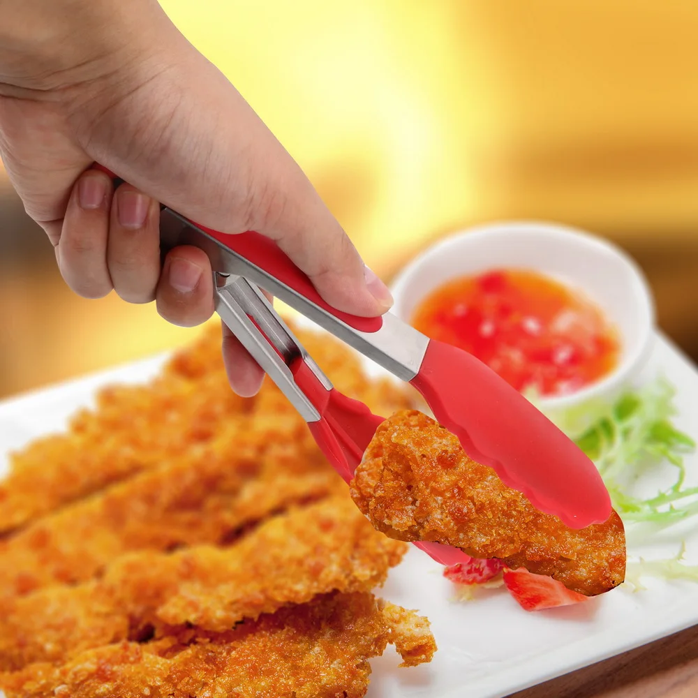 HOOMIN Pasta Tool Cooking Tool Sets 10Pcs/Set Egg Beater Spoon Spatula Colander Oil Brush Tongs Food Grade Silicone