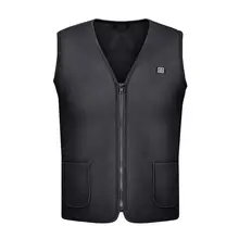 Мужской женский жилет с электроподогревом нагревательный жилет USB Тепловая теплая ткань перо Горячая Распродажа зимняя куртка дропшиппинг