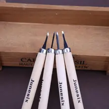 4 шт./компл. DIY резьба по дереву долотом нож основные Деревообрабатывающие инструменты для резьбы по дереву, резиновые штампы специальные резьбы ручные инструменты