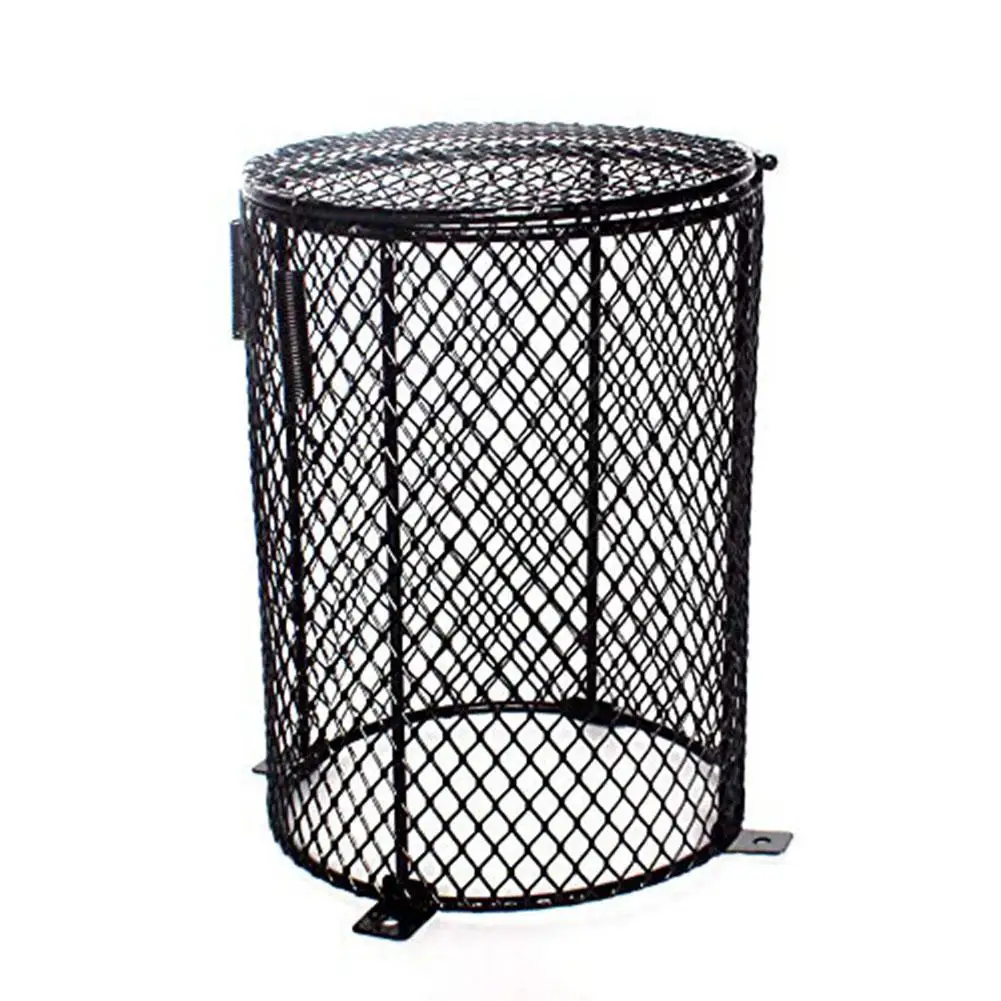 AsyPets Anti scald Reptile Heater Lamp Guard Heating Light Bulb Guard Protector Heat Lamp Mesh
