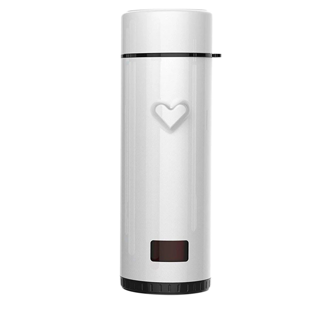 

12 oz Magic Love Heart Cup | Color Changing Water Bottle, Tea Cup, Coffee Mug with LED Temperature Control Display | Lovely Li